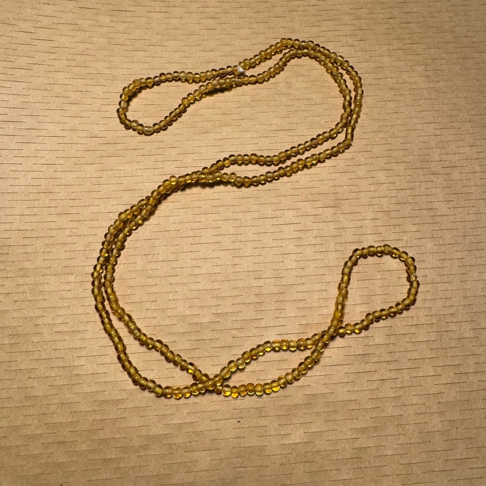 Elegant Gold Beaded Necklace
